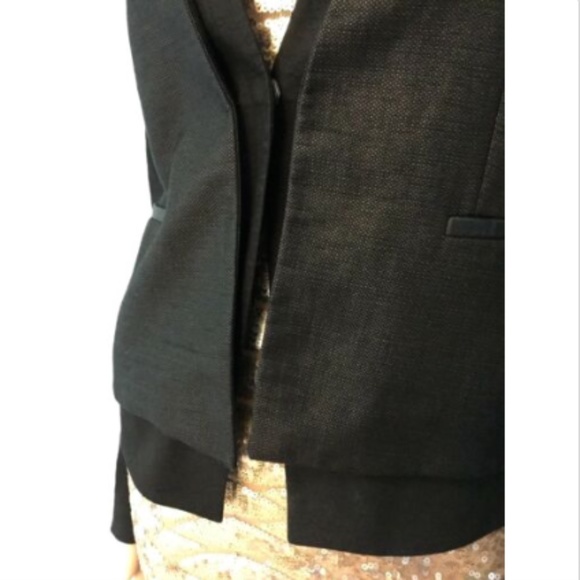 Women's Fiona Elie Tahari Snap Blazer Jacket 4 - Picture 4 of 6
